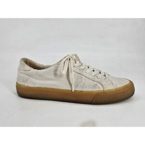 Madewell White‎ Side-Walk Low-Top Sneakers Canvas Casual L3248 Women's Sz 7M